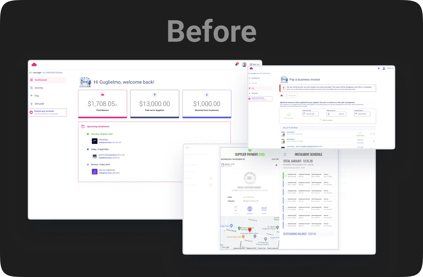 Earn the trust — Cloudfloat UI