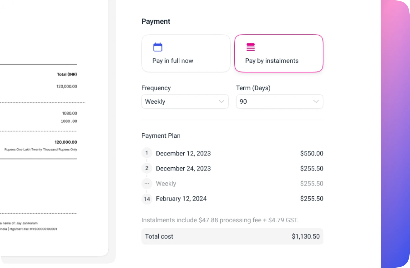 Cloudfloat dashboard